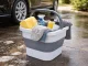 Collapsible Silicone Bucket 17L Folding Camping Pail with Handle