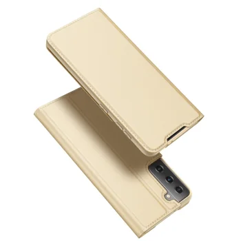 Samsung Galaxy S21+ Plus (SM-G996B) DUX DUCIS Magnetic Book Case Cover, Gold