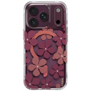 Uniq Coehl Mila Magnetic Charging Case for iPhone 18 Pro / 17 Pro, Burgundy