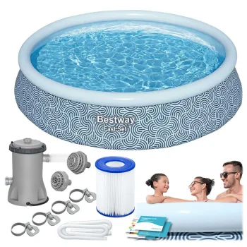 Bestway 57376N Fast Set Inflatable Pool 396 x 84 cm (9-in-1)