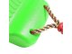 Kids Plastic Garden Swing with Adjustable Ropes 100 kg, Green