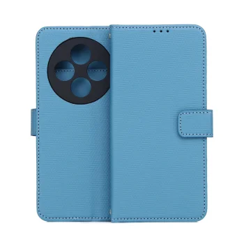 Smart Triangle Wallet Case for Xiaomi Redmi 14C / Redmi A4 / POCO C75, Blue