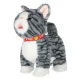 Interactive Kitten on a Leash, Grey