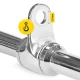 4FIZJO Straight Revolving Cable Attachment Bar 54 cm