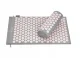 4Fizjo Acupressure Mat with Pillow, Grey/Pink