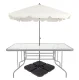 MultiGarden YB17015L-C Water Filled Umbrella Base Weight 60L Black