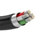 Ugreen USB to mini USB Cable, 480 Mbps, 3 m, Black