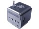 Portable Wireless Bluetooth Speaker with FM Radio and LED, Black