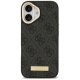 Guess 4G Logo Plate MagSafe Phone Case Cover iPhone 17 - black
