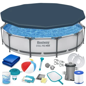 Bestway Power Steel 366 x 76 cm Frame Pool with Accessories
