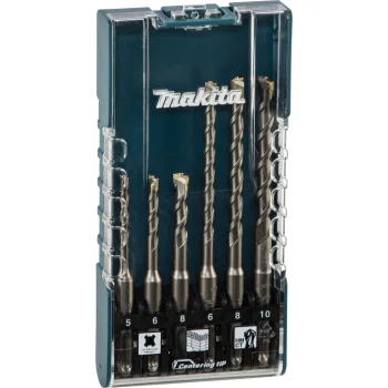 Makita E-15730 SDS-Plus Concrete Drill Bit Set, 6 pcs