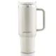 Berdsen Vacuum Thermos Mug with Straw Set, 1180 ml, Cream
