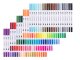 Double-Sided Markers Felt Brush Pens Coloring Kit, 100 pcs