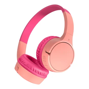 Belkin SoundForm Mini Wireless Kids Headphones, Pink (AUD002BTPKV3)