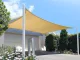 Rectangular Sun Shade Sail, Waterproof Awning 4x3m, Cream