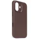 Decoded Leather Backcover with MagSafe for iPhone 17, Brown