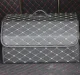 Car Trunk Organizer, Eco-Leather, Black