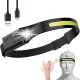 LED Headlamp with Motion Sensor WLCHL03, USB-C, 1200 mAh, Black