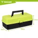 Trizand Fishing Tackle Box Organizer 33 cm, Green-Black