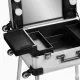 Activeshop T-27 Portable Cosmetic Station Suitcase, Silver