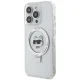 Karl Lagerfeld iPhone 15 Pro Max Case HC MagSafe Ringstand, White