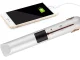 Wireless Ceramic Hair Straightener 2in1 with LCD and Power Bank Function, White