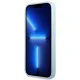 Guess Saffiano 4G Small Metal Logo Case for iPhone 13 - Blue