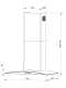 Chimney Cooker Hood Berdsen BT-202 60 cm, Stainless Steel