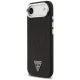 Guess Glitter Triangle Logo MagSafe Case for iPhone 17 Air - Black