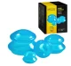 4Fizjo MED+ Silicone Cupping Therapy Set, 4 pcs, Blue