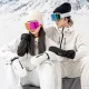 Qunature Full Length Ski Gloves, Size M - Black