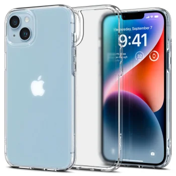 Spigen Ultra Hybrid Case for iPhone 14 Plus, Matte Clear