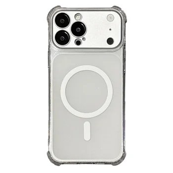 Magnetic TPU Case for iPhone 18 Pro Max / 17 Pro Max with Detachable Camera Cover, Transparent