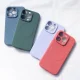 Hurtel iPhone 15 MagSafe Silicone Case, Cream
