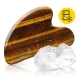 4FIZJO Tiger\'s Eye Quartz Gua Sha Facial Massage Stone