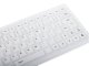 USB Silicone Keyboard, Silent, Waterproof, White