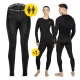4Fizjo Unisex Thermal Pants, Black, Size L