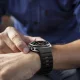 Tech-Protect Silicone Line Strap for Samsung Galaxy Watch Ultra (47mm) - Black