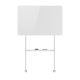 Ergo Office ER-306 Mobile Whiteboard, Single-Sided, 119x79 cm