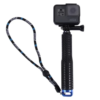 Puluz PU150 Selfie Stick for DJI, GoPro, Insta360 Action Cameras, Black