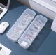 Cable Organizer Box with 5 Compartments for Wires, Transparent