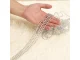 Christmas Tree Bead Garland, 5m, Silver
