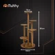 Ruhhy Wooden Plant Stand on Wheels, 6 Tiers, 86 cm
