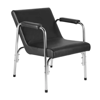 Gabbiano Hairdressing Washbasin Chair, Black