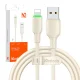 Mcdodo CA-4740 USB to Lightning Cable with LED, 1.2m, Beige