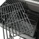 Deluxe Garden Grill with Lid, Cast Iron Grate, on Wheels