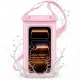 Tech-Protect UWC7 Waterproof Case for Smartphones up to 6.9\", Pink