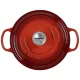 Cast Iron Casserole Le Creuset Signature Round 24 cm 4.2 L Cerise