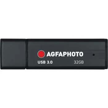 AgfaPhoto USB Flash Drive 32GB, USB 3.2 Gen 1, Black