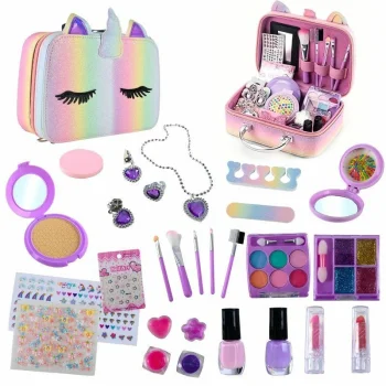 Nail makeup set for kids rainbow